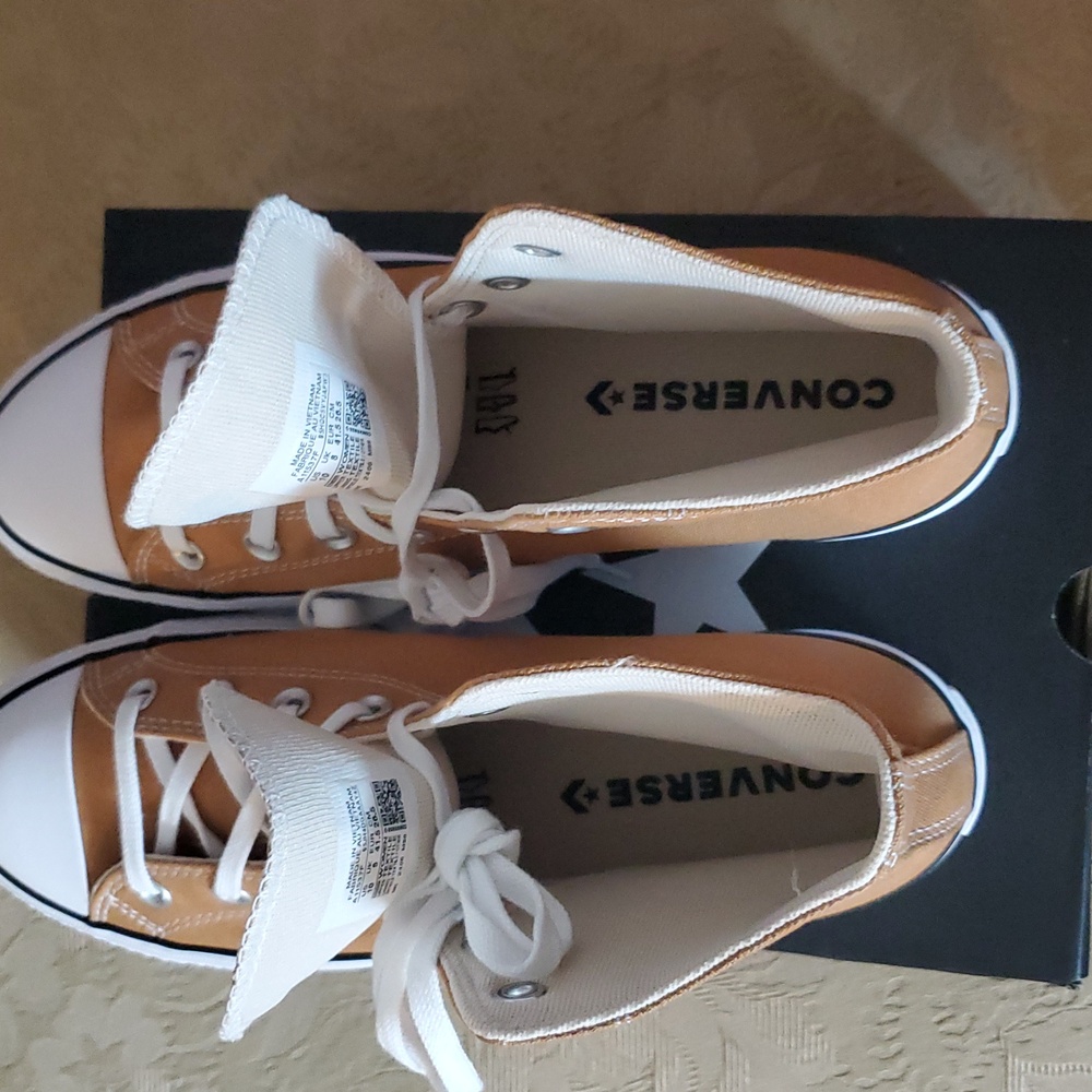 Converse Chuck Taylor All Star Lift Hi-Top Sneaker/Bronze - Picture 11 of 16